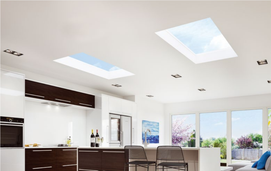 aluminium flat rooflight